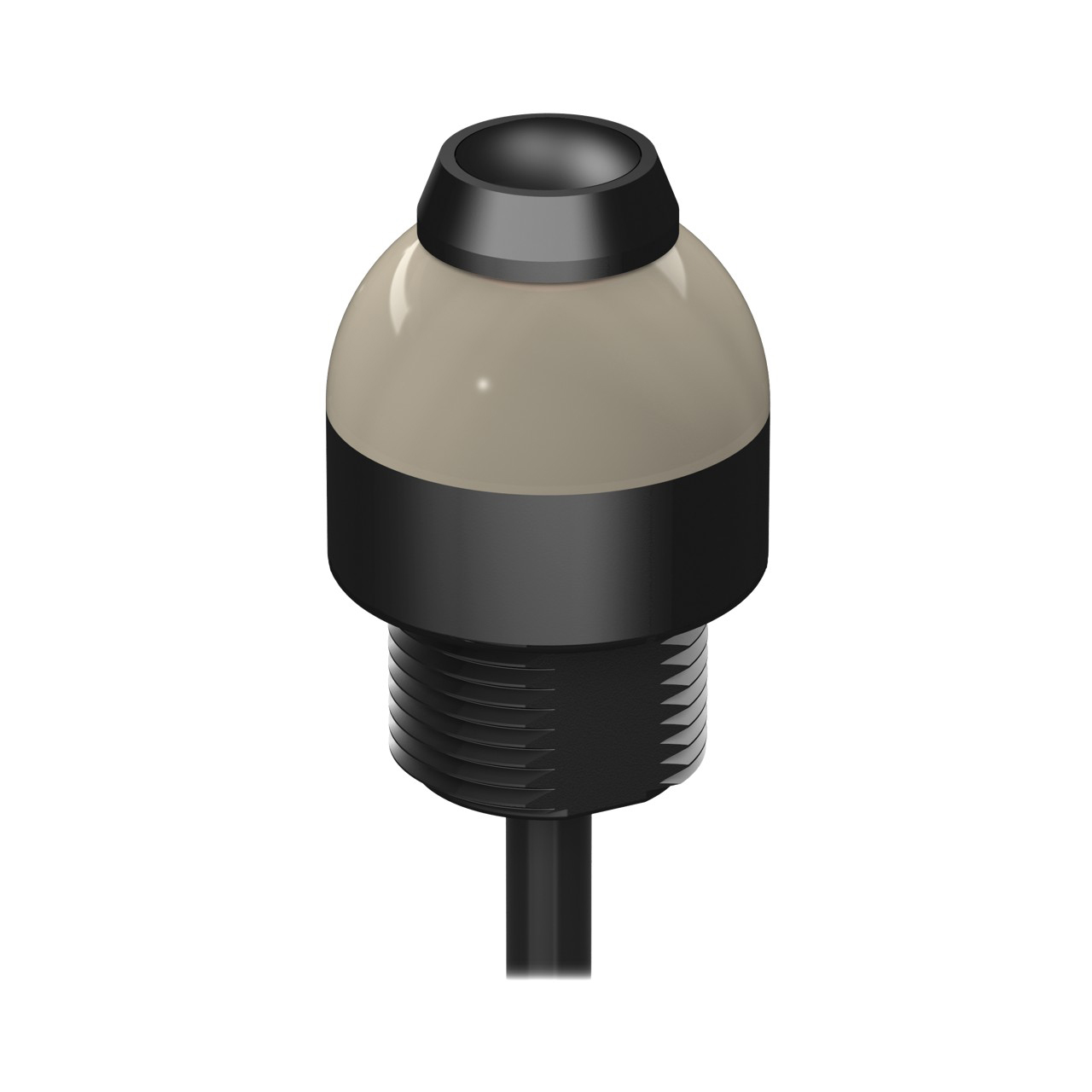 Banner Engineering 22mm Illuminated Pushbutton; Dome - 30mm; Green > Red > Yellow; 10 - 30VDC; 1NO; Momentary